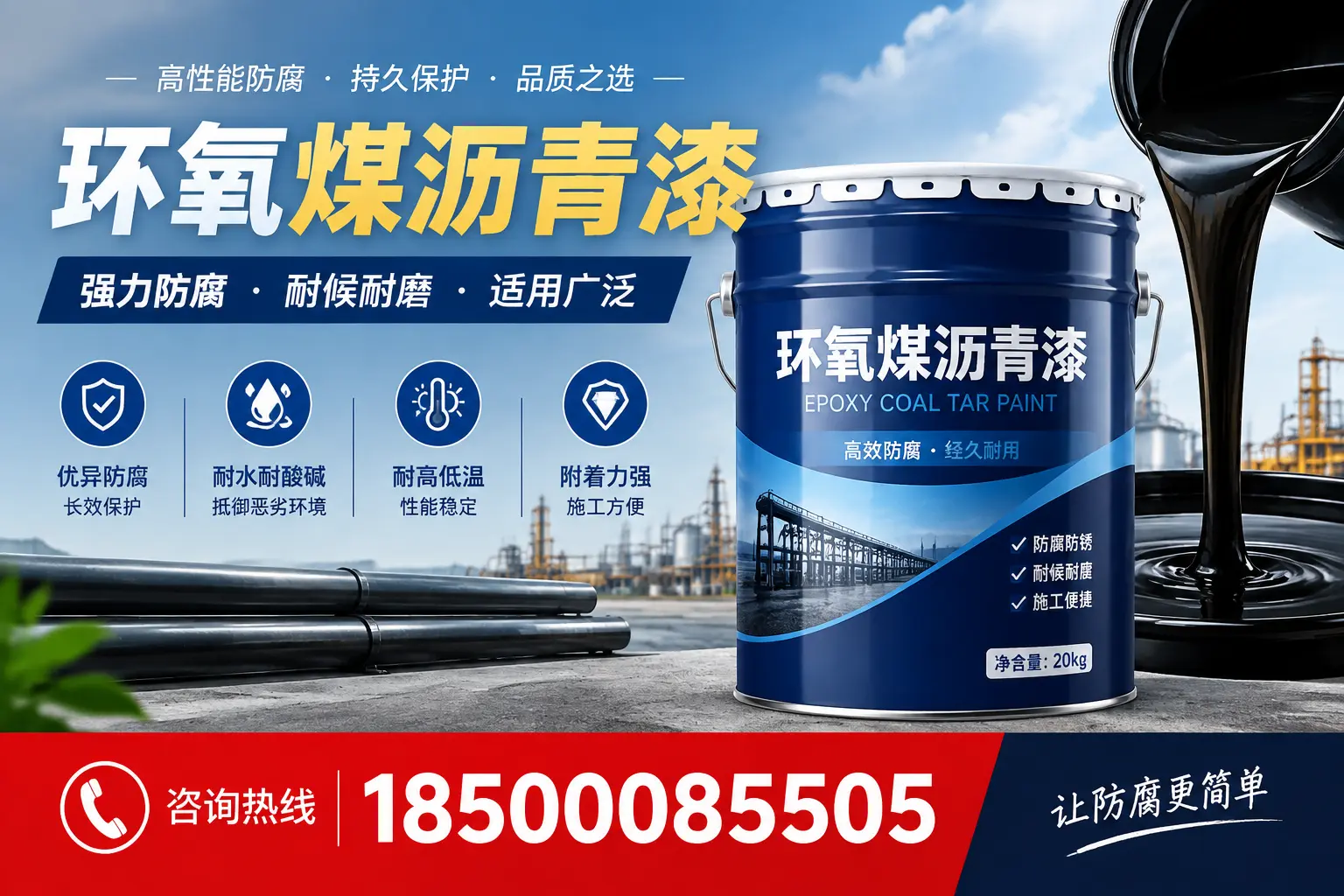 环氧煤沥青漆在不同气候条件下的表现分析,舟山适用性